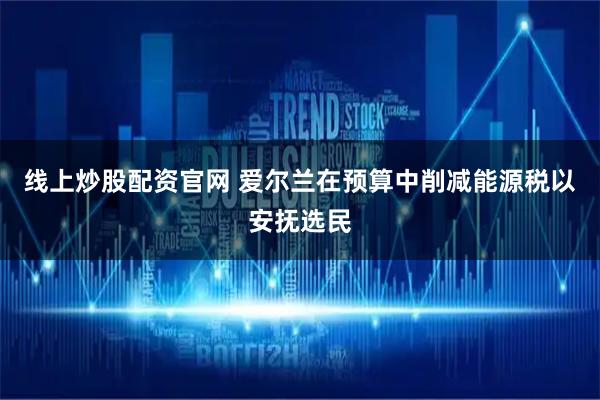 线上炒股配资官网 爱尔兰在预算中削减能源税以安抚选民